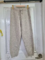 暖かいニットジョガーワイドパンツ ウエスト 28サイズ