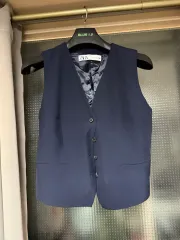 ZARA(ザラ) ネイビー ベスト(ベスト)