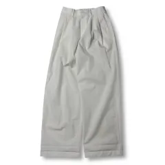 (バンディング) SEEREE 白 ピンタック コットン スラックス M