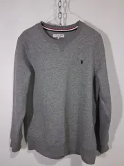 U S ポロ アッスン グレー スウェット Tシャツ 100