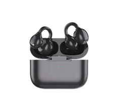 Bluetoothイヤホン ワイヤレスイヤホン 2つのシリコンマイク搭載 AIスマートENC通話 60時間音楽再生2026最新bluetooth 6.0 クリップイヤホン空気伝導耳挟み式オープンイヤー IPX7防水全帯域音質低遅延 ブルートゥースイヤホンWEB