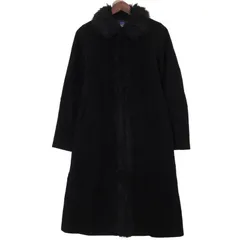 BURBERRY BLUE LABEL ファー コート ブラック (レディース 38) 中古 古着 A0060