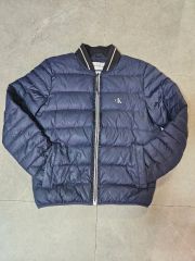 Calvin Klein CK ネイビー ダウン アウター L