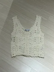 ザラ クロシェ トップス s