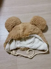 クマ ボア 帽子