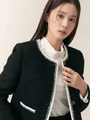 ロエム ミニ ツイード セットアップ ジャケット スカート