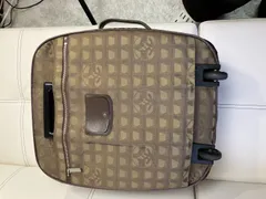 CHANEL シャネル ニュートラベル キャリーバッグ 縦45ｃｍ　横40ｃｍ　幅20ｃｍ（固定ハンドル含まず）　ナイロン SV金具 カーキ×ブラウン 7277067 スーツケースのサムネイル