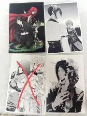 黒執事 BLACK LABEL はがきver 123 公式グッズ シエル セバスチャン 3枚 セット