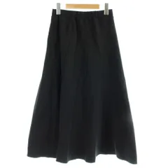 ジャーナルスタンダード レリューム JOURNAL STANDARD relume スカート F 黒 ブラック 無地 ロング丈 Aラインシルエット /AP