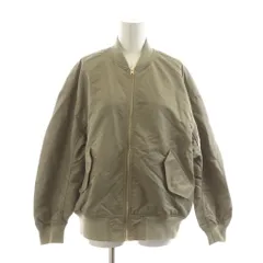 グリーンレーベルリラクシング ユナイテッドアローズ green label relaxing MA-1 ブルゾン リバーシブル 36 オリーブグリーン ブラウン /RR