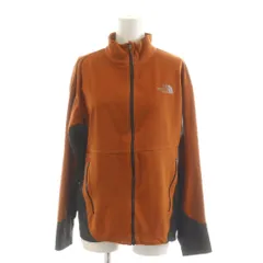 ザノースフェイス THE NORTH FACE ジップアップジャケット フリース M 茶 ブラウン 黒 ブラック /RR