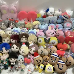 ◆BTS 約70点 まとめ商品 Tiny TAN BT21 ミニぬいぐるみ マスコット キーホルダー など 現状品
