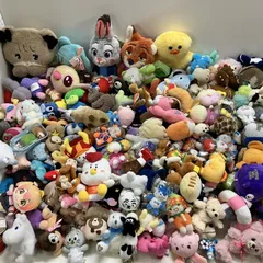 ◆Disney mojojojo など 250点 まとめ商品 キャラクター色々 ぬいぐるみ ミニぬいぐるみ マスコット キーホルダー など 現状品