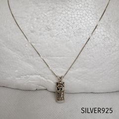 X501 ネックレス レディース ハワイアンジュエリー シルバー アクア 