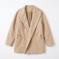 [C-10] ベージュ 無地 シンプル ロングコート