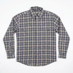 [C-12] チェック柄 長袖シャツ マルチカラー カジュアル 古着