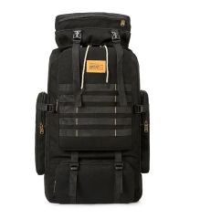 Black Large Hiking Backpack, Multifunctional, Waterproof - For Sale