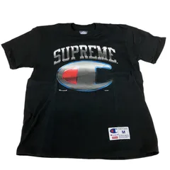 Supreme Champion 2019 シュプリーム チャンピオン コラボプリント Tシャツ ブラック サイズL 中古 T11065515