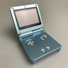 【中古品】 GBASP本体 ゲームボーイアドバンスSP 本体 パールブルー 任天堂 レトロゲームハード 【023-260308-SH-03-min】
