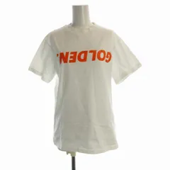 ゴールデングース GOLDEN GOOSE DELUXE BRAND Tシャツ カットソー プリント 半袖 XS 白 ホワイト 44-03-81-03011 /RO