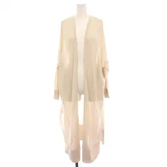 ミューズ ドゥーズィエム クラス MUSE de Deuxieme Classe PARU コットンVネック ロング カーディガン ニット 羽織り 七分袖 ベージュ 17080500446110 /YM