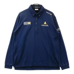 サイズ：3L LE COQ GOLF ルコックゴルフ  長袖ポロシャツ  ネイビー系 [240101654530] ゴルフウェア メンズ ストスト