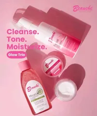 Beauche Glow Trio 3pc set (foam, toner, cream)