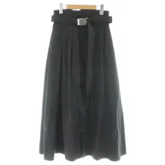 スナイデル SNIDEL 22AW スカショーパン ショートパンツ 1 黒 ブラック ベルト付き SWFP225138 /AP