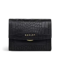 ラドリー ロンドン レディース アクセサリー 財布 Radley London Albert Road Faux Croc Flap Over Wallet Black ブラック