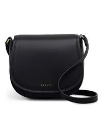 ラドリー ロンドン レディース バッグ ミニ レザー Radley London Liverpool Gardens Mini Smooth Leather Flapover Crossbody Bag Black ブラック