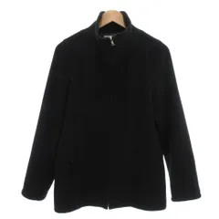 ソフネット SOPHNET. ブルゾン ジャケット ジップアップ スタンドカラー カシミヤ混 M 黒 ブラック /NU