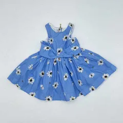 kate spade　ケイトスペード　花柄ワンピース　ブルー　80cm　□〇