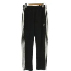 アディダスオリジナルス adidas originals トラックパンツ M 黒 ブラック サイドライン フルレングス ウエストゴム /GG