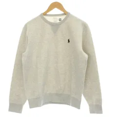 ポロ ラルフローレン POLO RALPH LAUREN スウェット トレーナー 170/92A グレー ロゴ刺繍 ラウンドネック 長袖 /GP ■GY18
