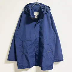 古着 used　L.L.Bean エルエルビーン　長袖マウンテンパーカー　ナイロンジャケット　ウインドブレーカー　ネイビー　紺　XLサイズ