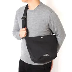 26SSモデル アーペーセー A.P.C. メンズ JOURNAL ナイロン スモールバッグ【LZZ NOIR/BLACK】 M67010 PSAKR LZZ/【2026SS】m-bagのサムネイル