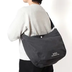 26SSモデル アーペーセー A.P.C. レディース JOURNAL コットンキャンバス ミディアムバッグ【LZZ NOIR/BLACK】 M61939 PSAJZ LZZ/【2026SS】l-bag