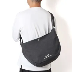 26SSモデル アーペーセー A.P.C. メンズ JOURNAL コットンキャンバス ミディアムバッグ【LZZ NOIR/BLACK】 M61939 PSAJZ LZZ/【2026SS】m-bagのサムネイル