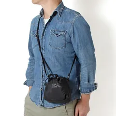 26SSモデル アーペーセー A.P.C. メンズ BACKSTAGE クロスボディポーチ【LZZ NOIR/BLACK】 H67047 PAAGX LZZ/【2026SS】m-bagのサムネイル