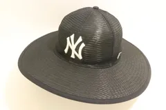 【中古】 NEW ERA メンズハット -- Fitted Long Brim Hat NEW ERA 57.7cm 紺 ネイビー