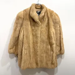 SAGA MINK サガミンク ミンクファー 毛皮コート ジャケット ベージュ 【送料込み】