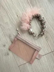 2way パラコードストラップ　キーホルダー　ミニミニポーチ付き　/2カラー