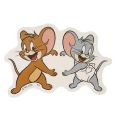 【メール便】トムとジェリー ダイカットシール ミニデコステッカー ジェリーとタフィー ワーナーブラザース カミオジャパン 耐水耐光 かわいい 日本製 キャラクター グッズ 