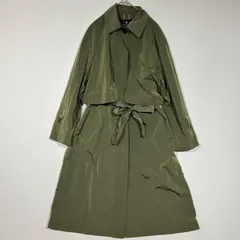 【タグ付き未使用品】 ピーエスポールスミス　PS Paul Smith　ナイロン　トレンチコート　カーキ　Aライン　耐水