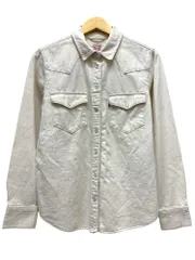 Levi’s (リーバイス) ウエスタンシャツ デニム PC9-86832-0014 S ホワイト メンズ/036