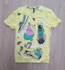 未使用 ユニセックス H&M 半袖Tシャツ XSサイズ (80程度) (メジャー写真参照)