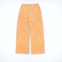 S ユニクロ レディース コーデュロイ ワイドパンツ 1219H1