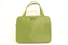 【中古】 kate spade レディースハンドバッグ -- ハンドバッグ kate spade -- 緑 グリーン ロゴ