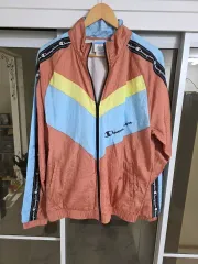 チャンピオン カラーブロック ウィンドブレーカー L