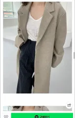 オーバーサイズ シングル コート